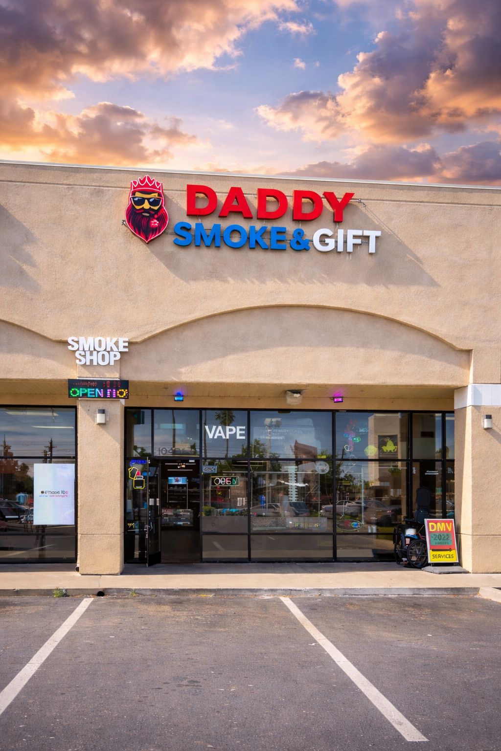 Daddy Smoke Shop interior